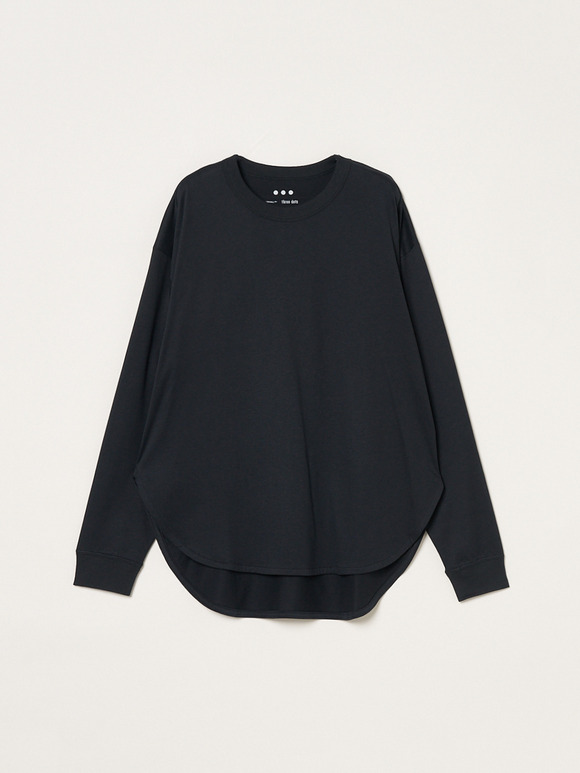 Sanded jersey loose long tee