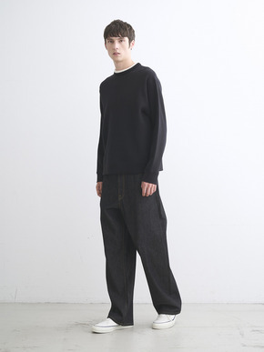 Men's Vintage terry cashmere crew neck 詳細画像