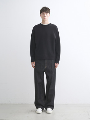 Men's Vintage terry cashmere crew neck 詳細画像