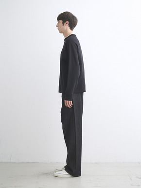 Men's Vintage terry cashmere crew neck 詳細画像