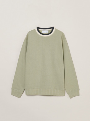 Men's Vintage terry cashmere crew neck 詳細画像