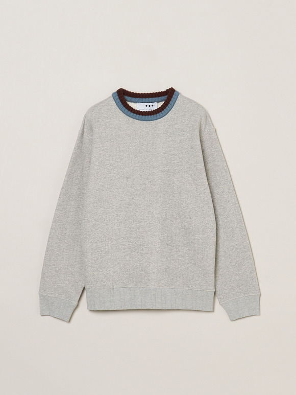 Men's Vintage terry  cashmere crew neck