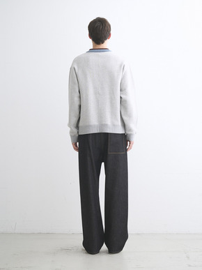 Men's Vintage terry cashmere V neck 詳細画像