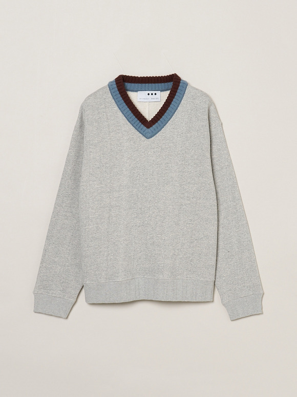 Men's Vintage terry cashmere V neck