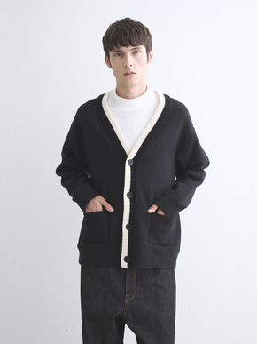 Men's Vintage terry cashmere cardigan 詳細画像