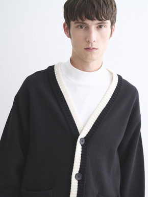 Men's Vintage terry cashmere cardigan 詳細画像