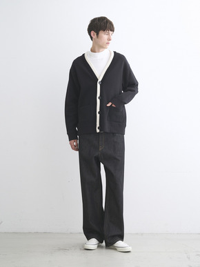 Men's Vintage terry cashmere cardigan 詳細画像