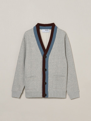 Men's Vintage terry cashmere cardigan 詳細画像