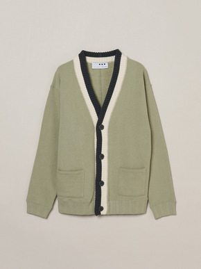 Men's Vintage terry cashmere cardigan 詳細画像