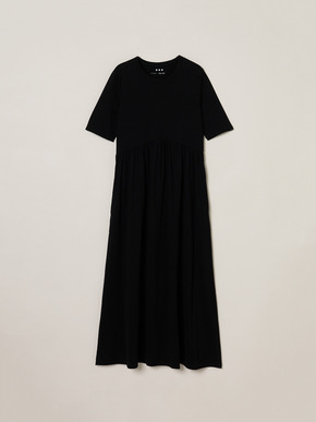 Long staple yarn gather dress 詳細画像