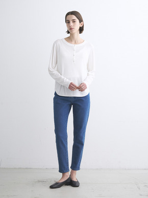 Denim cigarette pants 詳細画像