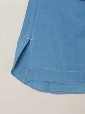 Air denim tie blouse 詳細画像