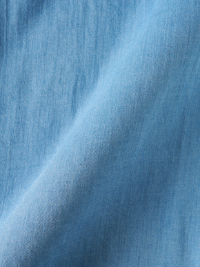 Air denim tie blouse 詳細画像