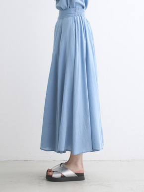 Air denim long skirt 詳細画像