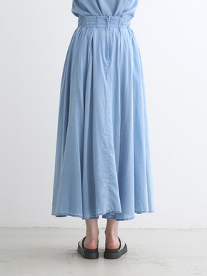 Air denim long skirt 詳細画像