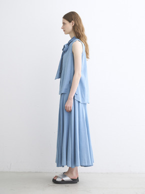 Air denim long skirt 詳細画像