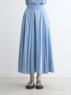 Air denim long skirt 詳細画像