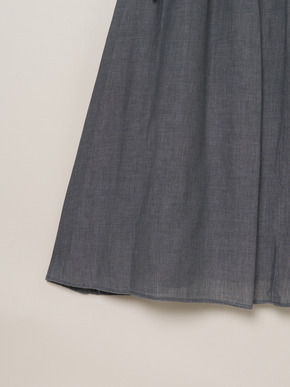 Air denim gather dress 詳細画像
