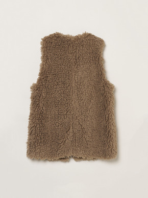 Ecopel fur long vest 詳細画像