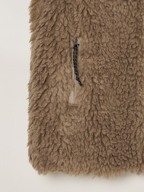 Ecopel fur long vest 詳細画像
