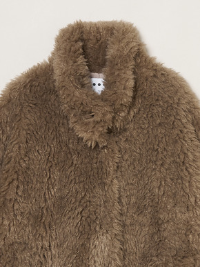 Ecopel fur middle coat 詳細画像