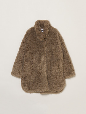 Ecopel fur middle coat 詳細画像