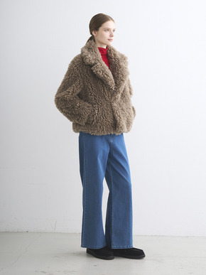 Ecopel fur peacoat 詳細画像