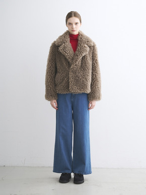 Ecopel fur peacoat 詳細画像