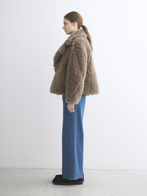 Ecopel fur peacoat 詳細画像