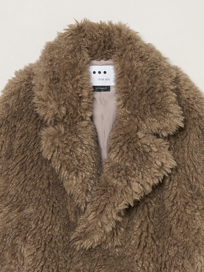 Ecopel fur peacoat 詳細画像