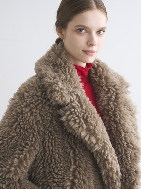 Ecopel fur peacoat 詳細画像