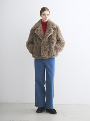 Ecopel fur peacoat 詳細画像