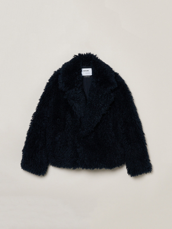 Ecopel fur peacoat
