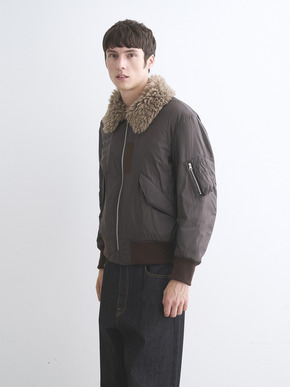 Men's ECOPEL BOA Bomber jacket 詳細画像