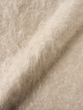Fur cashmere vest cardigan 詳細画像