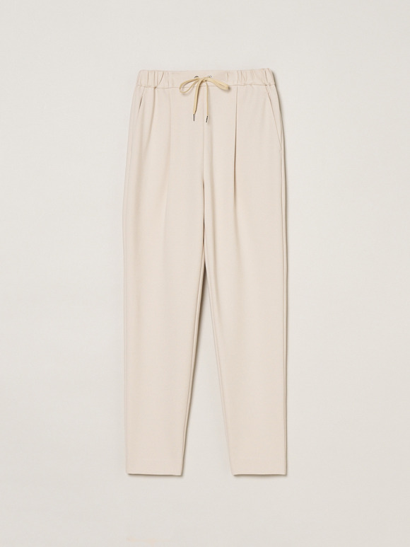 Heavy ponti taperd pants