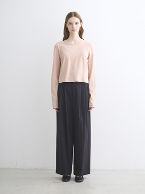 Sueded jersey too long sleeve tops 詳細画像