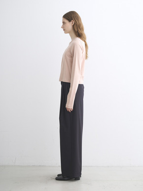 Sueded jersey too long sleeve tops 詳細画像