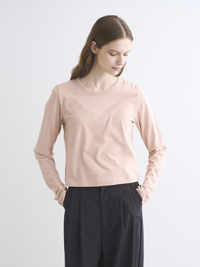 Sueded jersey too long sleeve tops 詳細画像