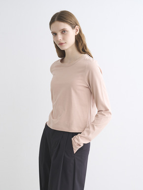 Sueded jersey too long sleeve tops 詳細画像