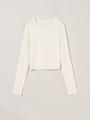 Sueded jersey too long sleeve tops 詳細画像