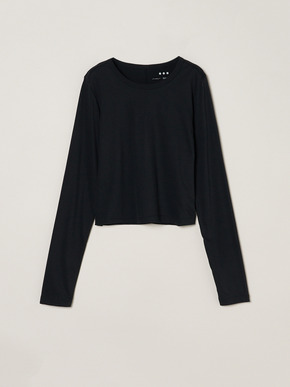 Sueded jersey too long sleeve tops 詳細画像