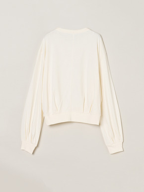 Sueded jersey volume tops 詳細画像