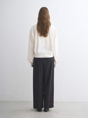 Sueded jersey volume tops 詳細画像