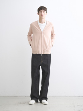Men's Sueded jersey cardigan 詳細画像