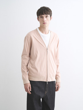 Men's Sueded jersey cardigan 詳細画像
