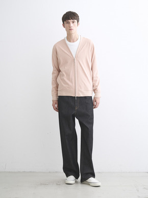 Men's Sueded jersey cardigan 詳細画像