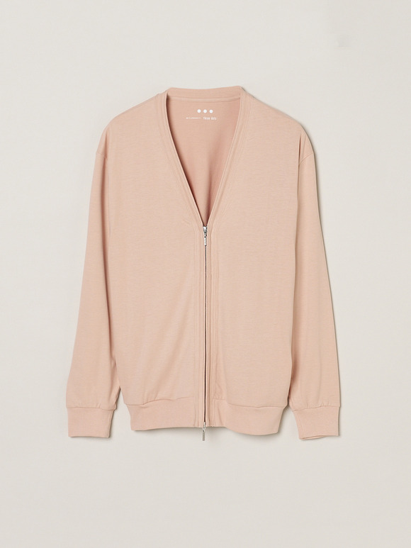 Men's Sueded jersey cardigan