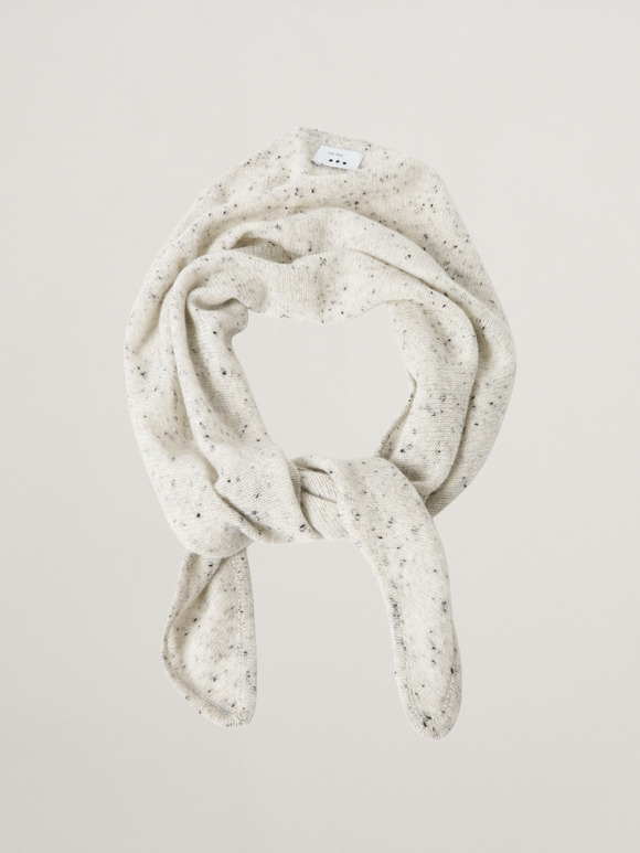 Holiday cashmere triangle skarf
