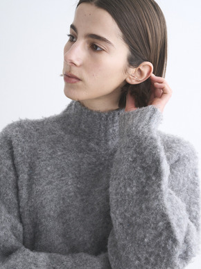 Cloudy shaggy tunic sweater 詳細画像